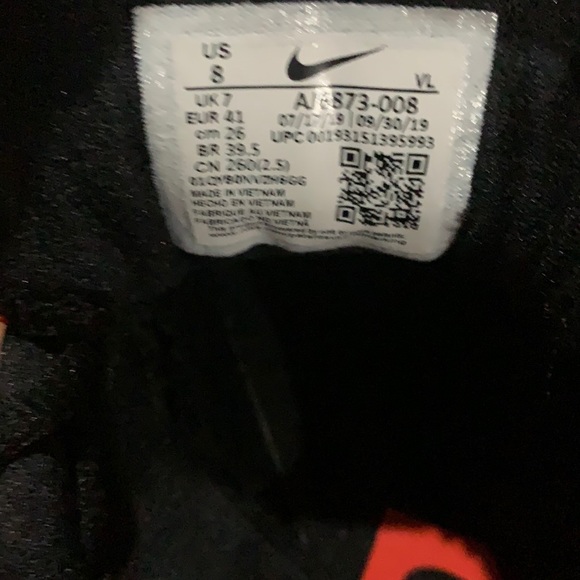 Nike Alpha Elite 2 Pro Baseball Cleat Orange/Black - Picture 12 of 12